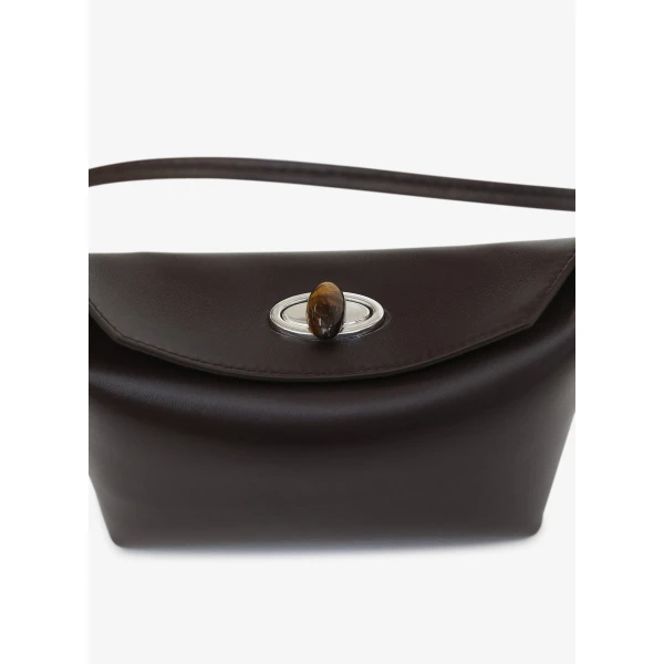 Christopher Esber Turnlock Mini Bag in Carob | Mini Bags | Luxury Shoes 