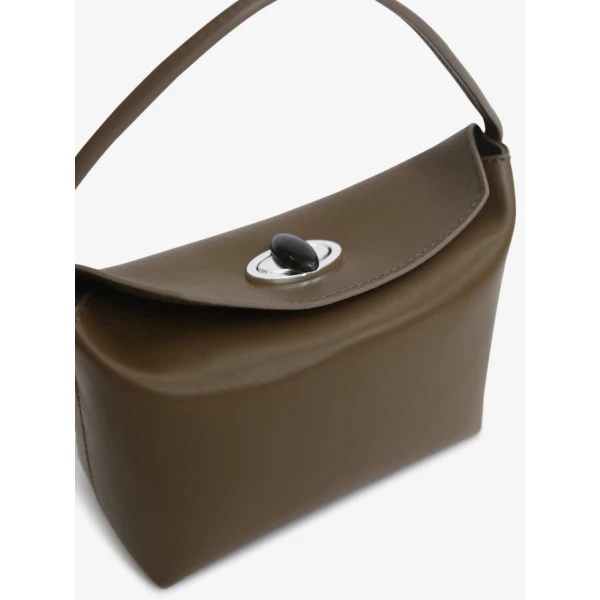 Christopher Esber Turnlock Mini Bag in Khaki | Mini Bags | Luxury Shoes 