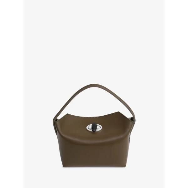 Christopher Esber Turnlock Mini Bag in Khaki | Mini Bags | Luxury Shoes 