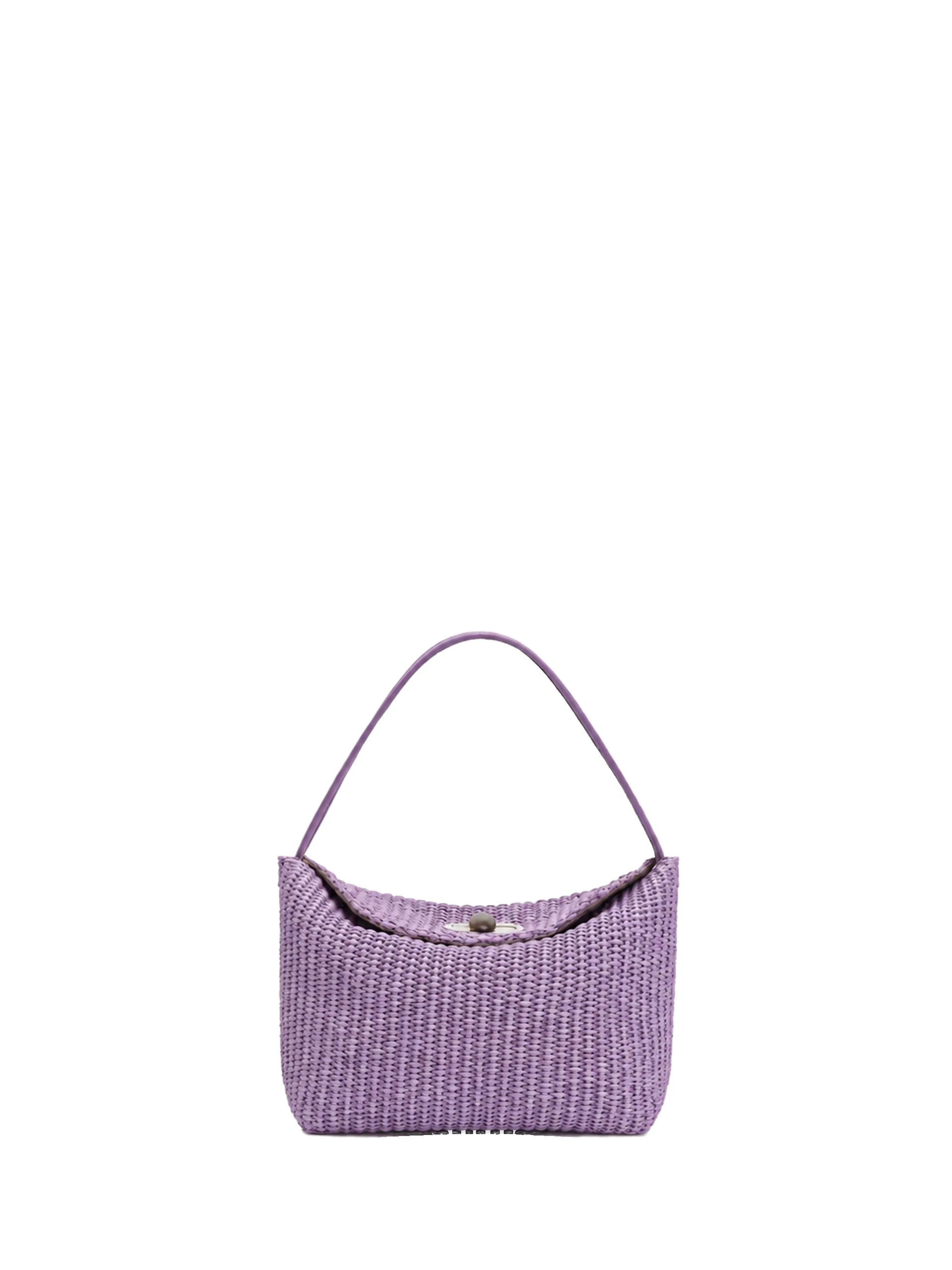 Christopher Esber Turnlock Raffia Mini Bag in Chalky Pink Christopher Esber Turnlock Raffia Mini Bag in Chalky Pink | Mini Bags | Luxury Shoes