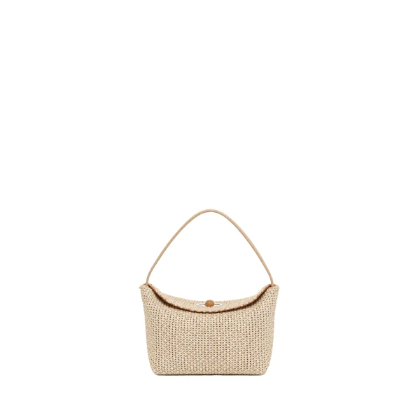 Christopher Esber Turnlock Raffia Mini Bag in Natural | Mini Bags | Luxury Shoes 