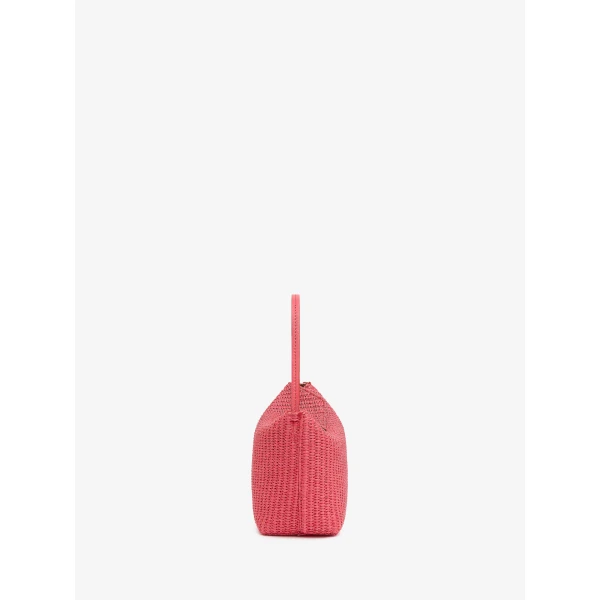 Christopher Esber Turnlock Raffia Mini Bag in Watermelon | Mini Bags | Luxury Shoes 