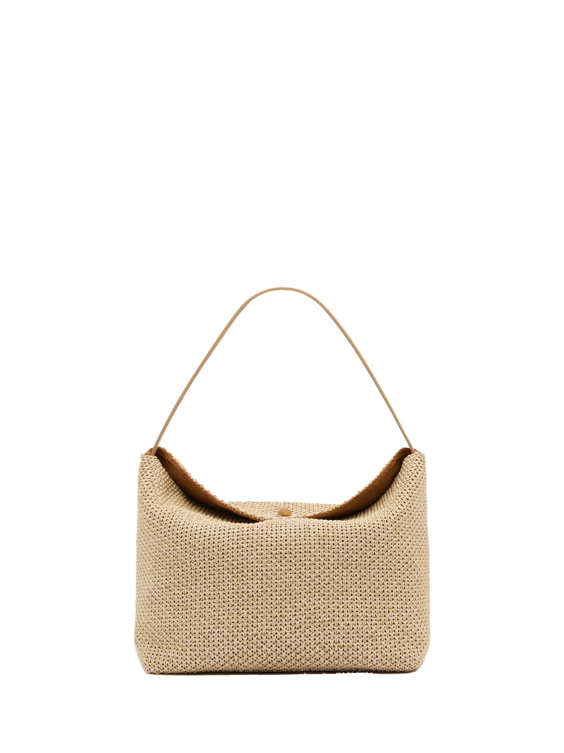 Christopher Esber Turnlock Raffia Shoulder Bag in Natural Christopher Esber Turnlock Raffia Shoulder Bag in Natural | Shoulder & Crossbody Bags | Luxury Shoes