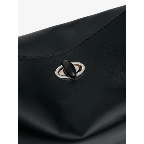 Christopher Esber Turnlock Shoulder Bag in Black | Shoulder & Crossbody Bags | Luxury Shoes 