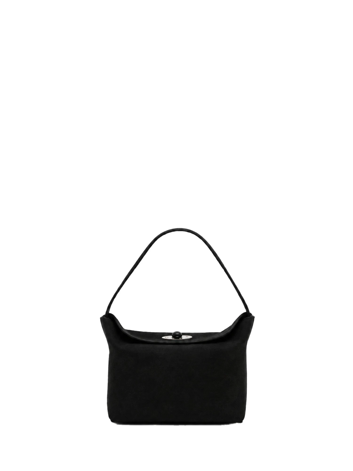 Christopher Esber Turnlock Suede Mini Bag in Black Christopher Esber Turnlock Suede Mini Bag in Black | Mini Bags | Luxury Shoes