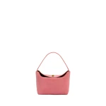 Christopher Esber Turnlock Suede Mini Bag in Bubblegum | Mini Bags | Luxury Shoes 