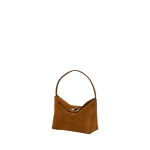 Christopher Esber Turnlock Suede Mini Bag in Russet | Mini Bags | Luxury Shoes 