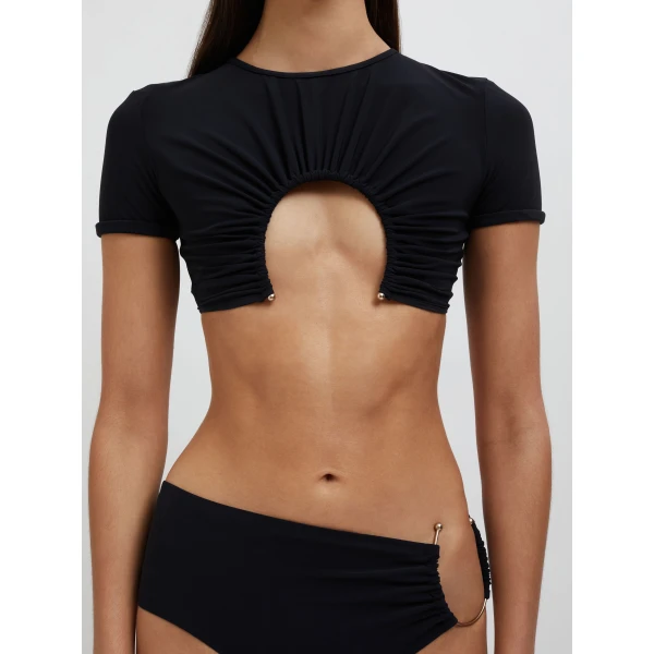 Christopher Esber U Prong Tee in Black | Bikini | Luxury Shoes 