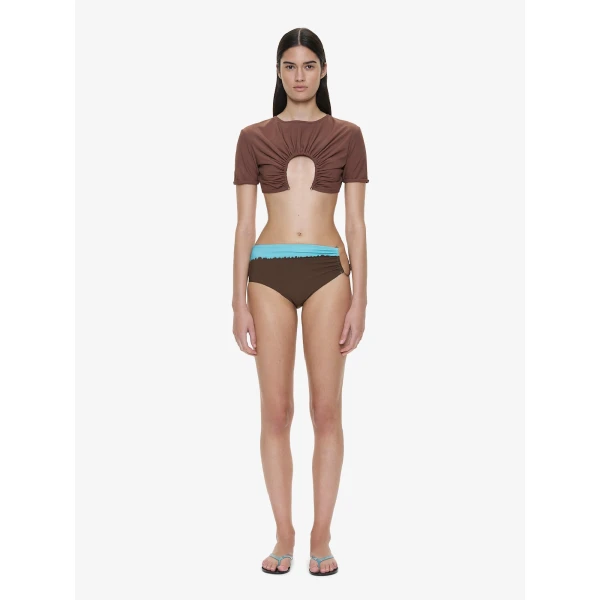 Christopher Esber U Prong Tee in Husk Brown | Bikini | Luxury Shoes 