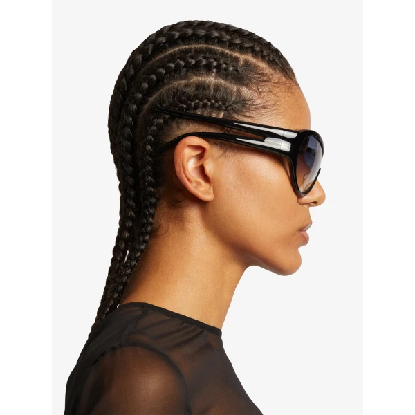 Christopher Esber Uma 98 Sunglasses in Beluga | Sunglasses | Luxury Shoes 