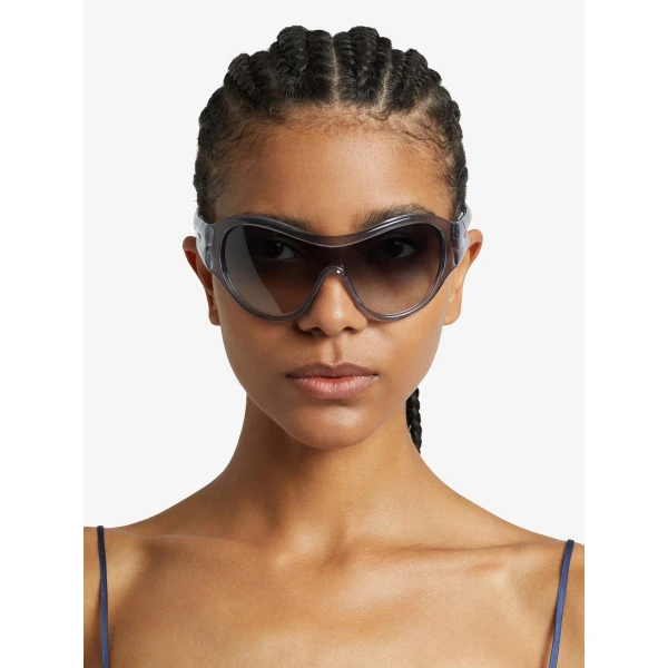 Christopher Esber Uma 98 Sunglasses in Smoke | Sunglasses | Luxury Shoes 