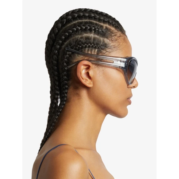 Christopher Esber Uma 98 Sunglasses in Smoke | Sunglasses | Luxury Shoes 