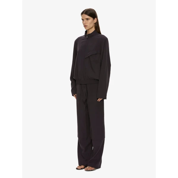 Christopher Esber Utility Twill Trouser in Eggplant | Pants | Luxury Shoes 