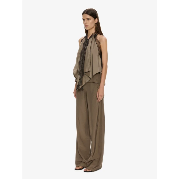 Christopher Esber Vera Bias Trouser in Light Umber | Pants | Luxury Shoes 