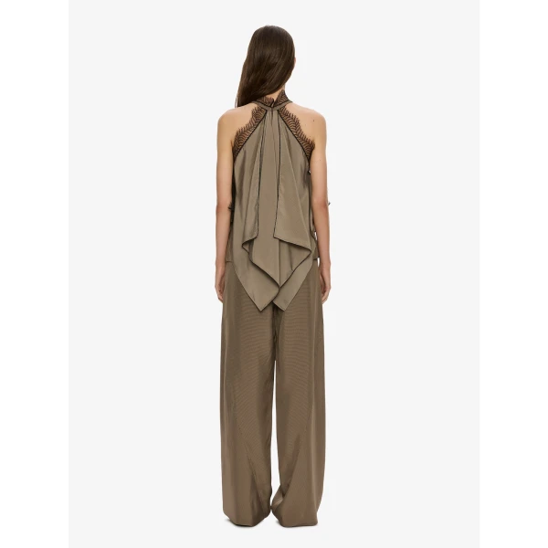 Christopher Esber Vera Bias Trouser in Light Umber | Pants | Luxury Shoes 