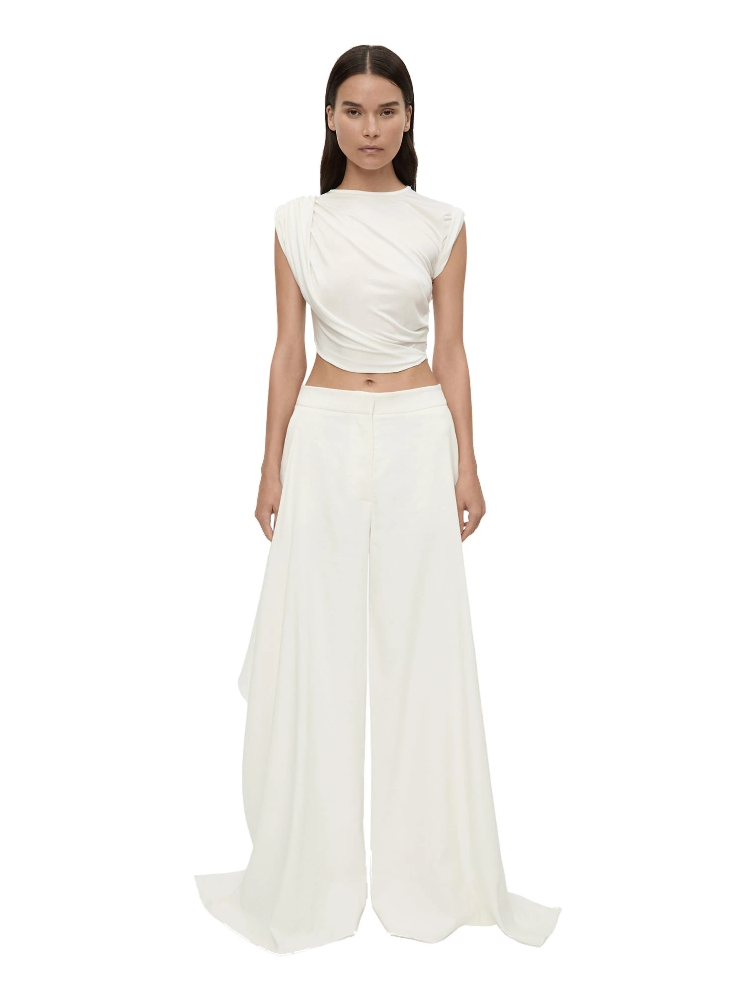 Christopher Esber Verve Twisted Tank in White Christopher Esber Verve Twisted Tank in White | Sleeveless | Luxury Shoes