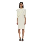 Christopher Esber Virelle Cocoon Dress in Cream | Dresses | Luxury Shoes 