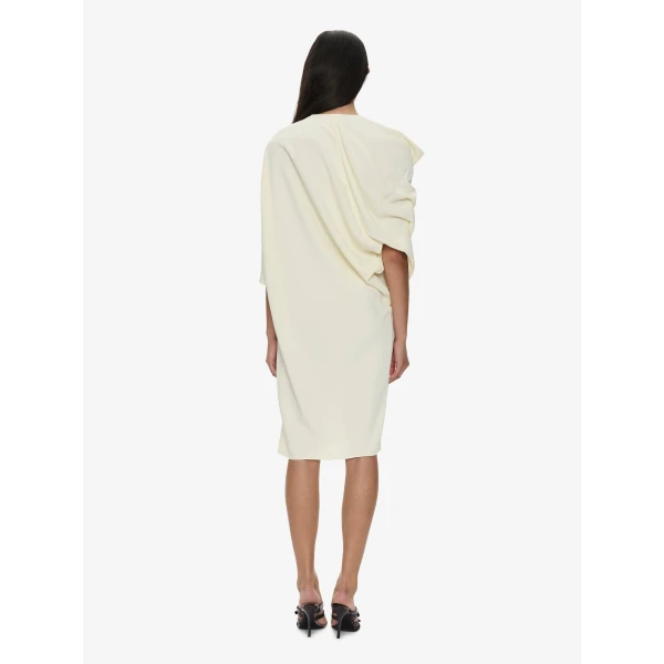 Christopher Esber Virelle Cocoon Dress in Cream | Dresses | Luxury Shoes 