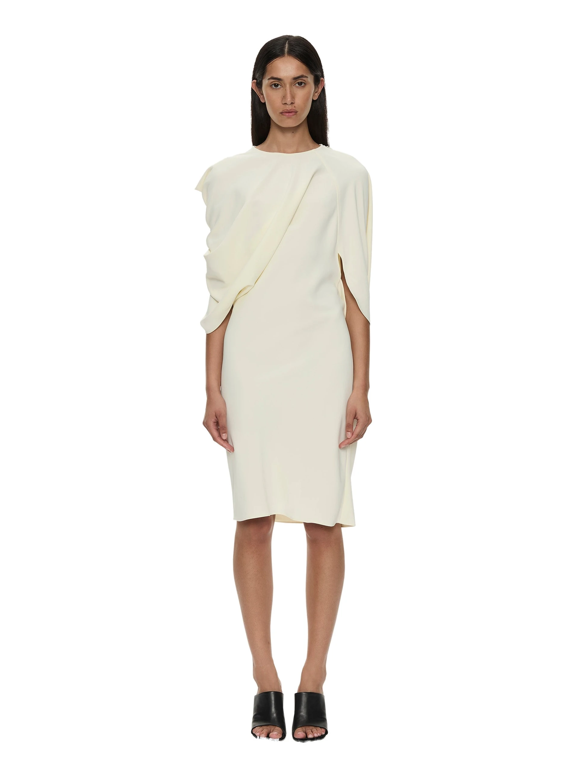 Christopher Esber Virelle Cocoon Dress in Cream Christopher Esber Virelle Cocoon Dress in Cream | Dresses | Luxury Shoes