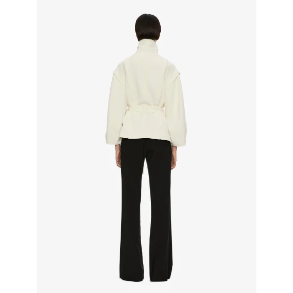 Christopher Esber Virelle Parapet Drift Jacket in Cream | Jackets | Luxury Shoes 