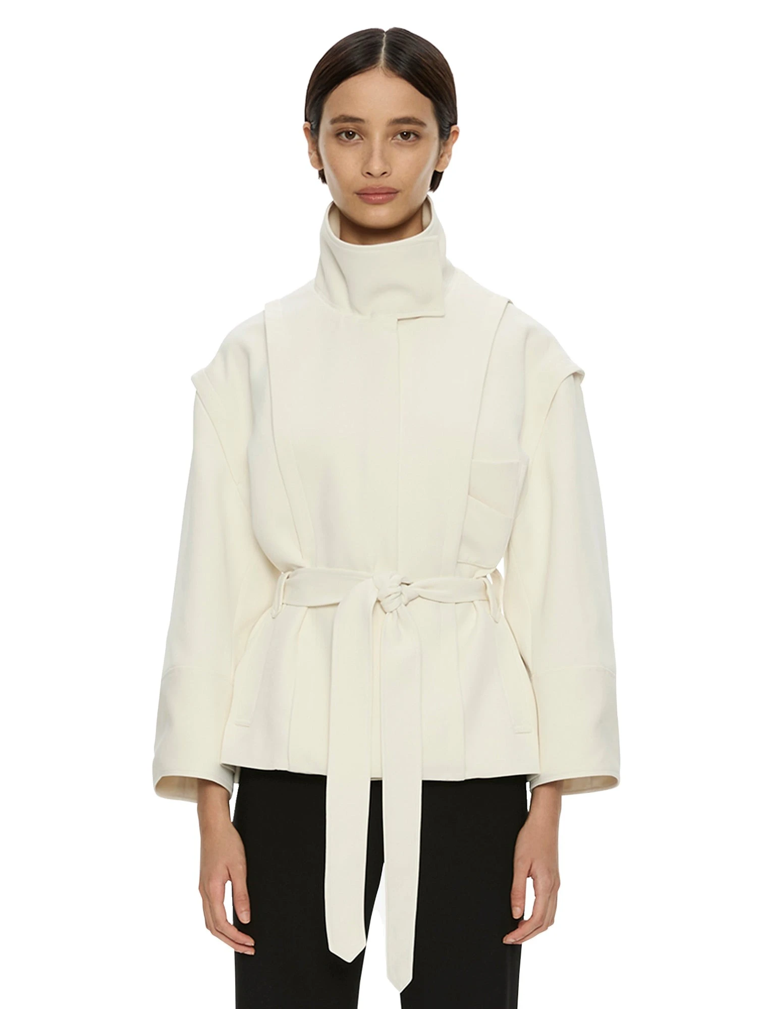 Christopher Esber Virelle Parapet Drift Jacket in Cream Christopher Esber Virelle Parapet Drift Jacket in Cream | Jackets | Luxury Shoes