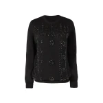 Costarellos Madley Mohair Wool Sweater in Black | Luxury Shoes 