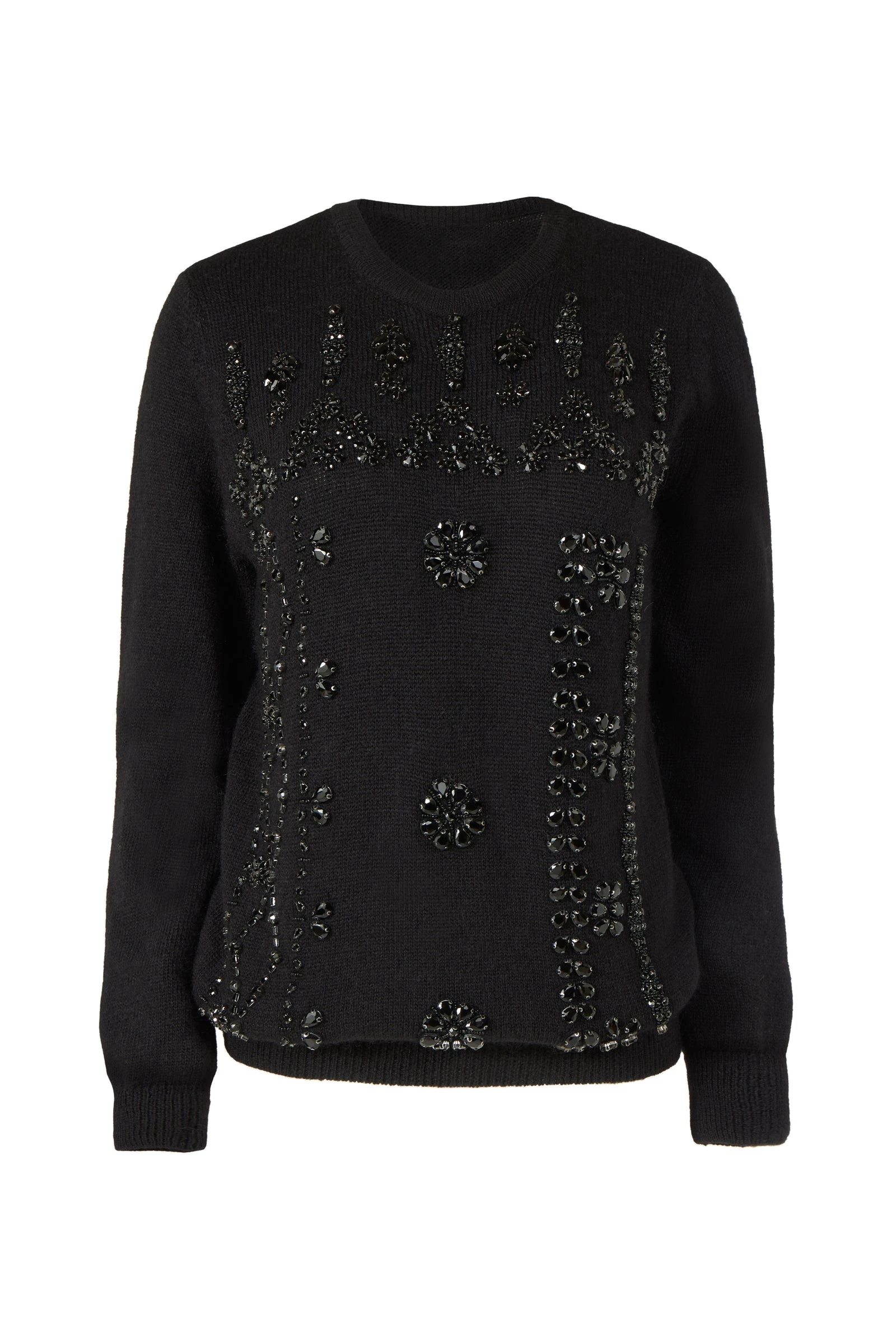 Costarellos Madley Mohair Wool Sweater in Black Costarellos Madley Mohair Wool Sweater in Black | Luxury Shoes