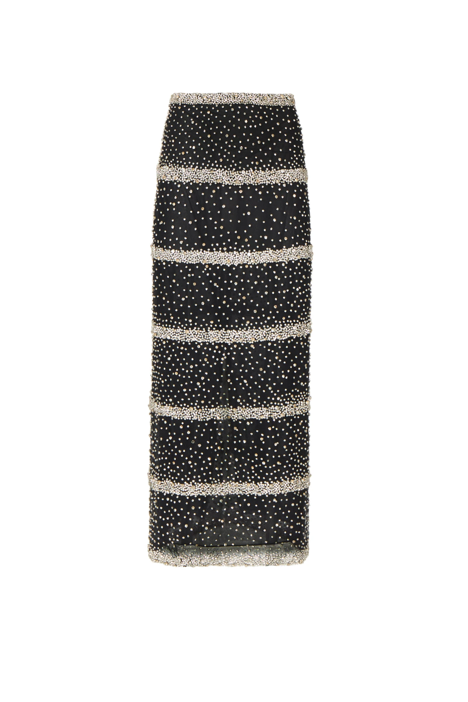 Costarellos Marice Embroidered Crystals Pencil Skirt in Black Costarellos Marice Embroidered Crystals Pencil Skirt in Black | Luxury Shoes