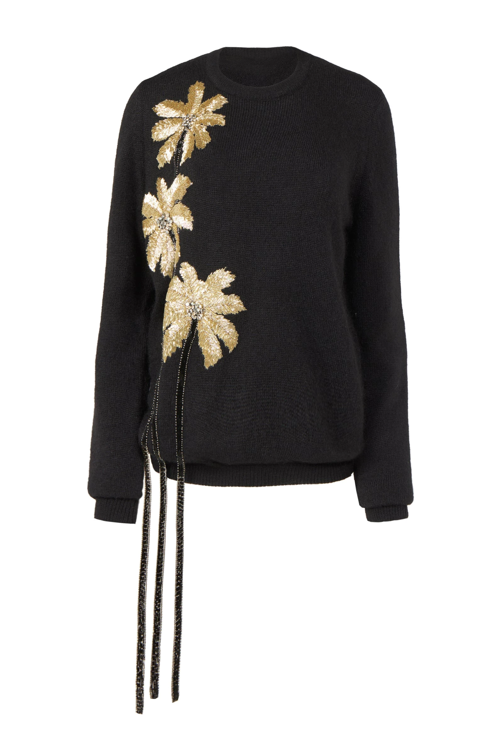 Costarellos Nemie Mohair Wool Sweater in Black Costarellos Nemie Mohair Wool Sweater in Black | Luxury Shoes