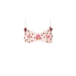 Costarellos Primma Tulle Embellished Bralette in Pink | Luxury Shoes 