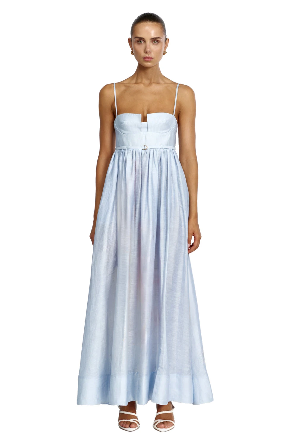 Acler Madlo Maxi Dress in Blue Melt, Blue Dresses
