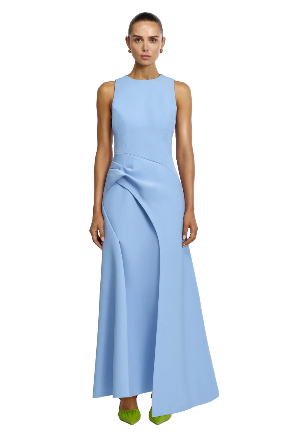 Acler Pellat Maxi Dress in Deep Sky, Blue Dresses