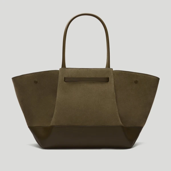DeMellier Lena Mahfouf x The New York in Fern Suede Shoulder Bag, view 5 | Shoulder & Crossbody Bags | Luxury Shoes 