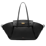 DeMellier The Brooklyn in Black Small Grain Tote Bag | Totes & Top-Handle Bags | Luxury Shoes 