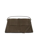 DeMellier The Florence Crossbody in Hazel Suede Crossbody Bag | Shoulder & Crossbody Bags | Luxury Shoes 