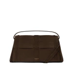 DeMellier The Florence Crossbody in Mocha Suede Crossbody Bag | Shoulder & Crossbody Bags | Luxury Shoes 