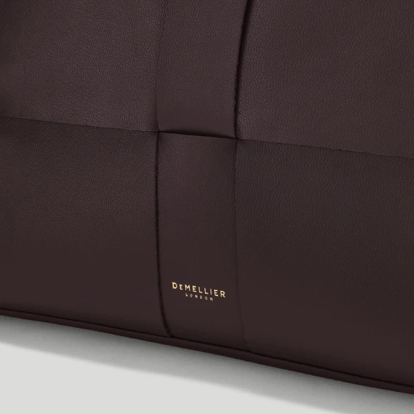 DeMellier The Florence in Bordeaux Fine Grain Tote Bag, view 2 | Totes & Top-Handle Bags | Luxury Shoes 