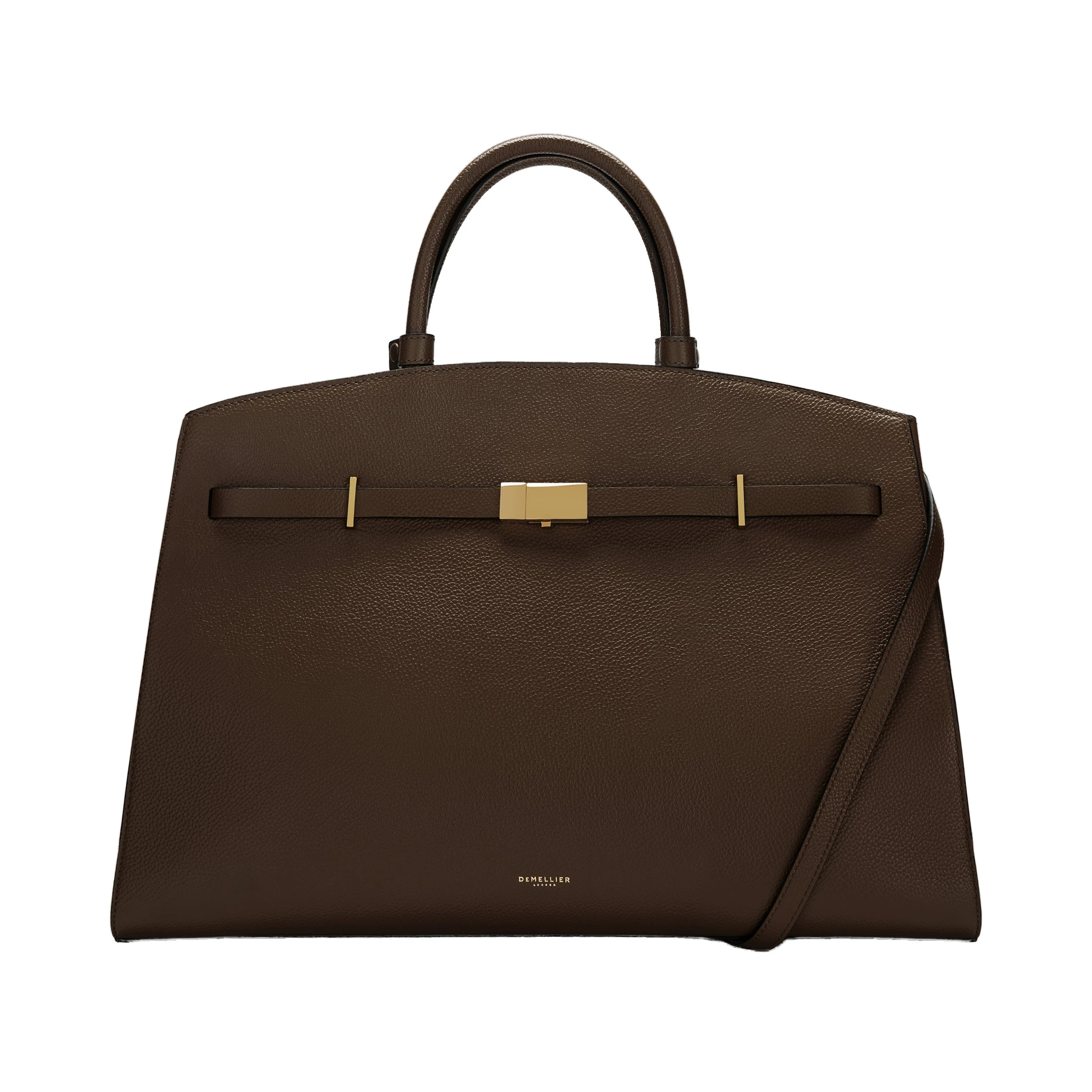 DeMellier The Hudson in Mocha Small Grain Tote Bag DeMellier The Hudson in Mocha Small Grain Tote Bag | Totes & Top-Handle Bags | Luxury Shoes
