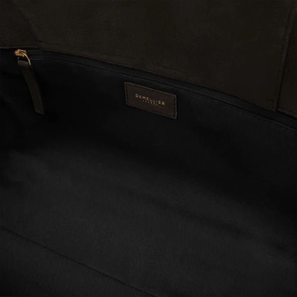 DeMellier The Midi Hudson in Dark Chocolate Suede Crossbody Bag, view 4 | Shoulder & Crossbody Bags | Luxury Shoes 