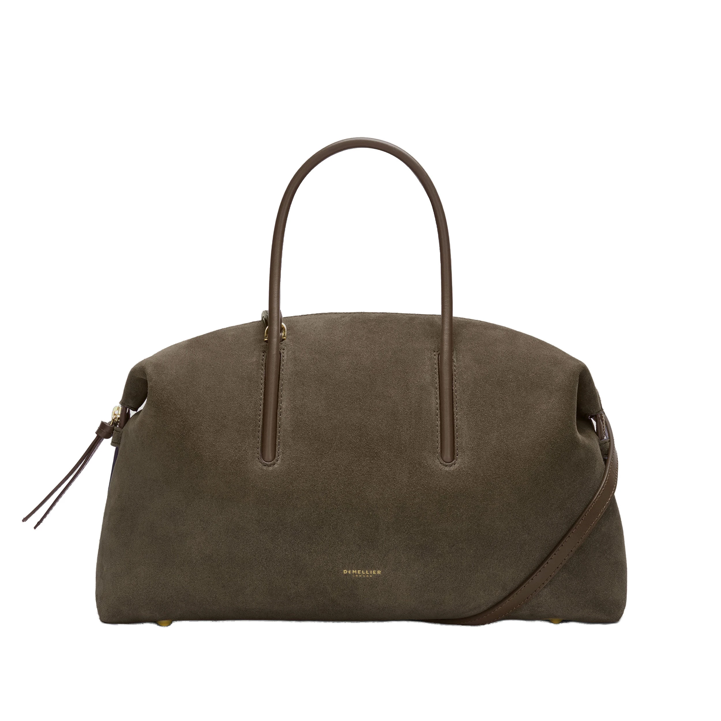 DeMellier The Midi Stockholm in Hazel Suede & Hazel Smooth Top-Handle Bag DeMellier The Midi Stockholm in Hazel Suede & Hazel Smooth Top-Handle Bag | Totes & Top-Handle Bags | Luxury Shoes
