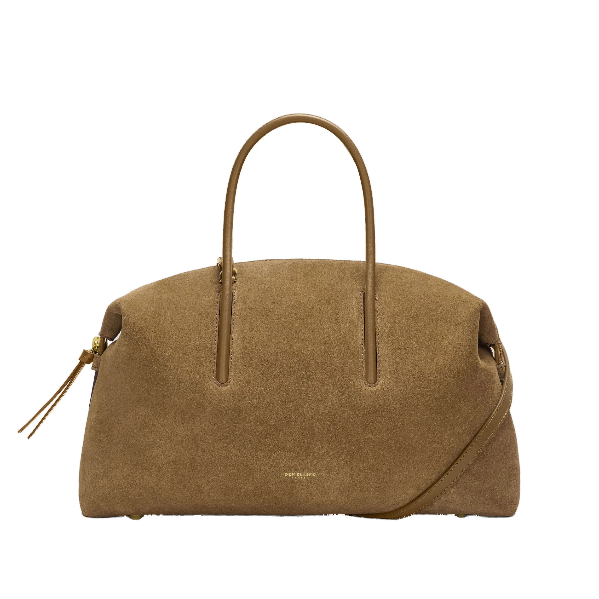 DeMellier The Midi Stockholm in Tobacco Suede Top-Handle Bag DeMellier The Midi Stockholm in Tobacco Suede Top-Handle Bag | Totes & Top-Handle Bags | Luxury Shoes
