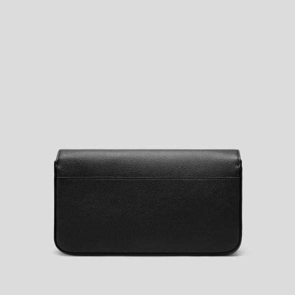 DeMellier The New York Crossbody in Black Small Grain Crossbody Bag, view 6 | Shoulder & Crossbody Bags | Luxury Shoes 