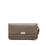 DeMellier The New York Crossbody in Dark Taupe Small Grain Crossbody Bag | Shoulder & Crossbody Bags | Luxury Shoes 