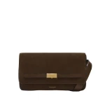 DeMellier The New York Crossbody in Mocha Suede Crossbody Bag | Shoulder & Crossbody Bags | Luxury Shoes 