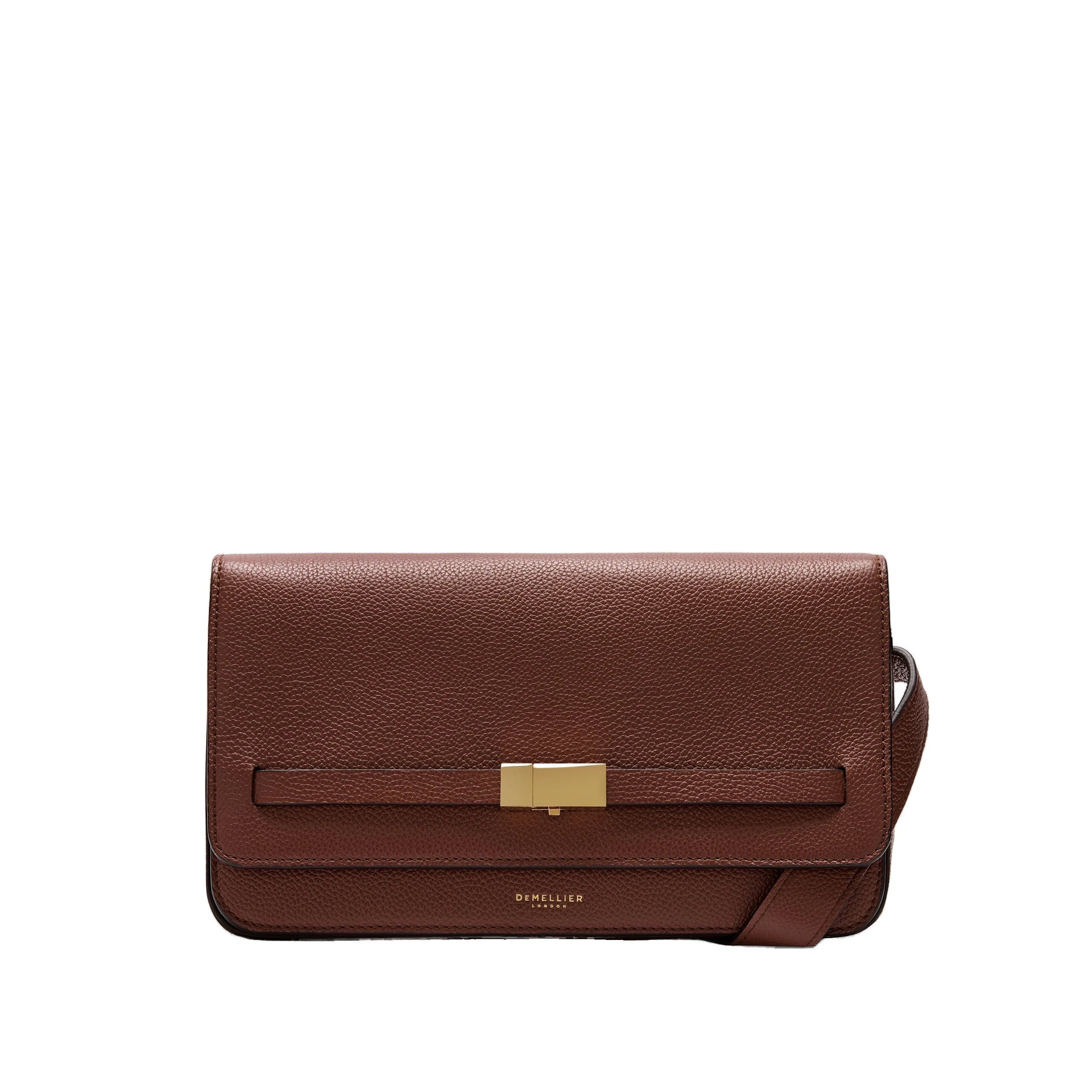 DeMellier The New York Crossbody in Warm Brown Small Grain Crossbody Bag DeMellier The New York Crossbody in Warm Brown Small Grain Crossbody Bag | Shoulder & Crossbody Bags | Luxury Shoes
