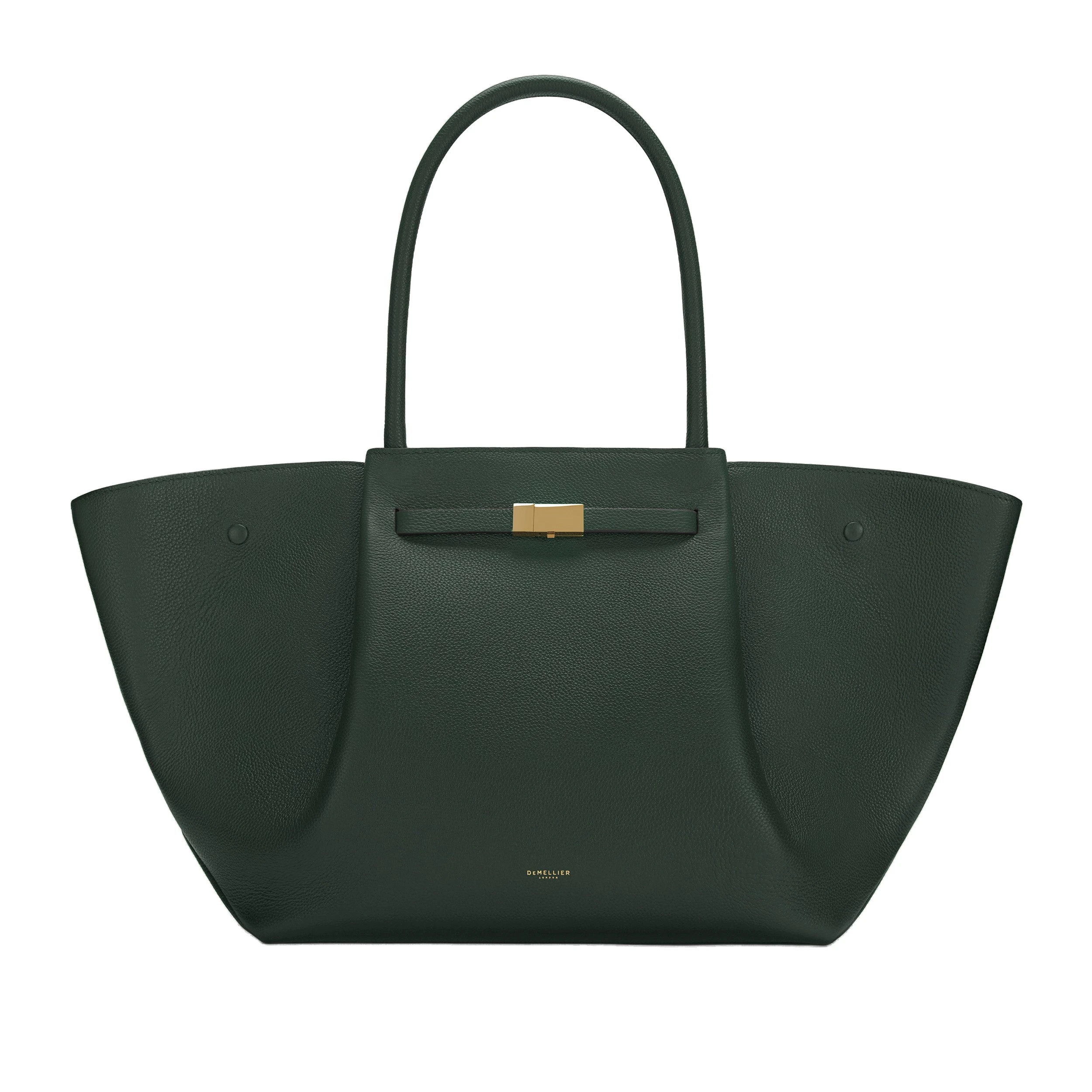 DeMellier The New York in Dark Green Small Grain Shoulder Bag DeMellier The New York in Dark Green Small Grain Shoulder Bag | Shoulder & Crossbody Bags | Luxury Shoes