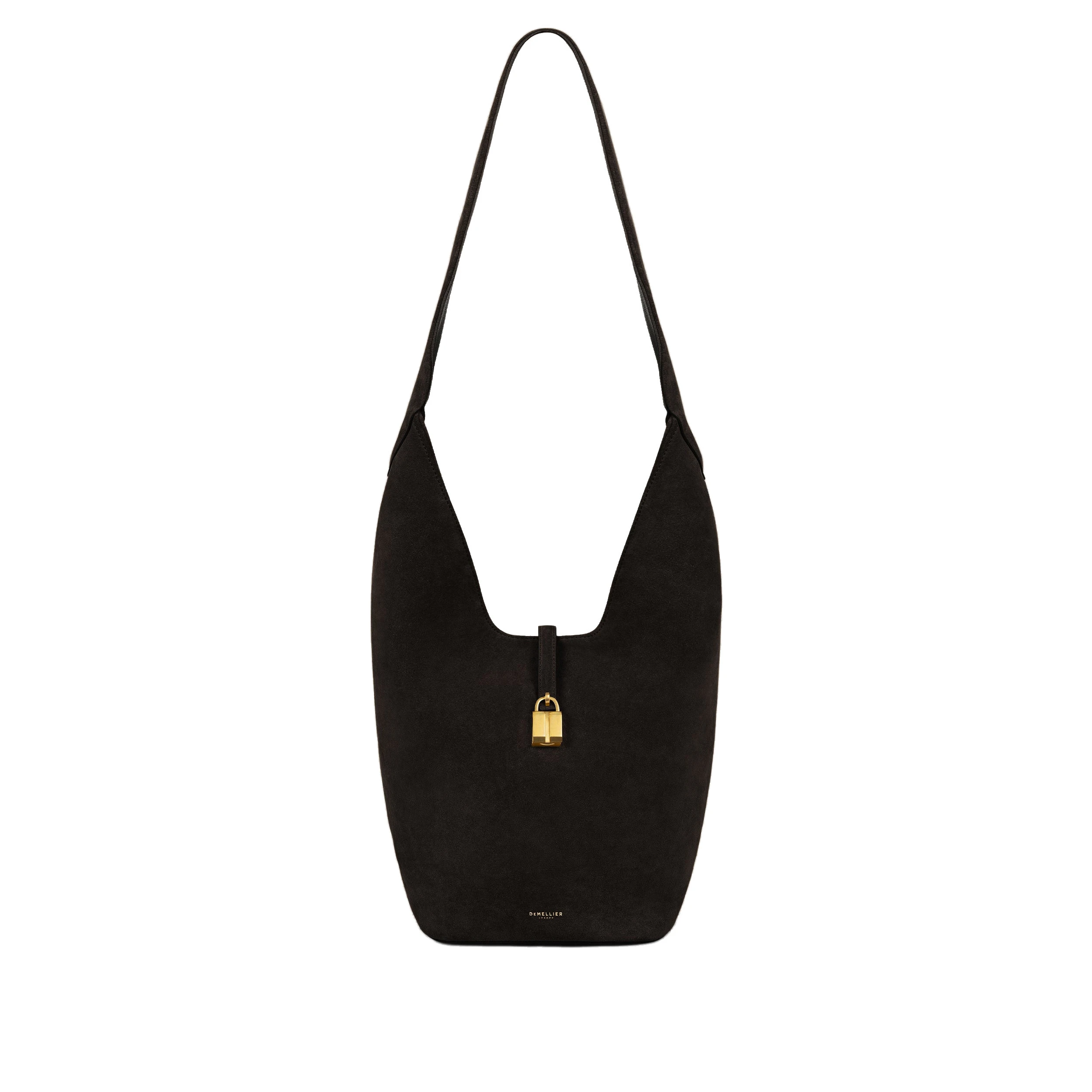 DeMellier The Siena Crossbody in Dark Chocolate Suede Crossbody Bag DeMellier The Siena Crossbody in Dark Chocolate Suede Crossbody Bag | Shoulder & Crossbody Bags | Luxury Shoes