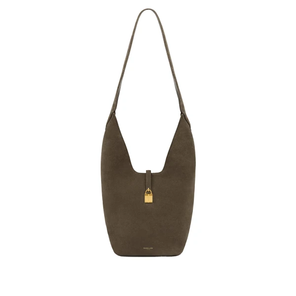 DeMellier The Siena Crossbody in Hazel Suede Crossbody Bag | Shoulder & Crossbody Bags | Luxury Shoes 