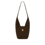 DeMellier The Siena Crossbody in Mocha Suede Crossbody Bag | Shoulder & Crossbody Bags | Luxury Shoes 