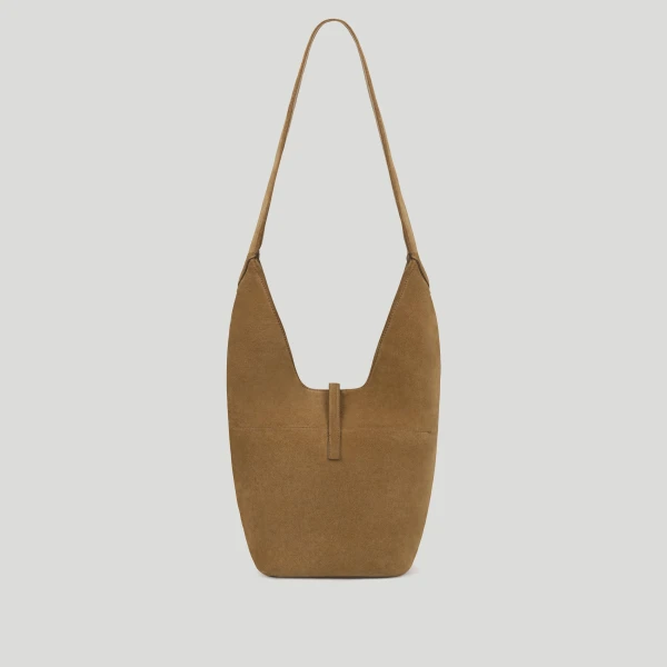 DeMellier The Siena Crossbody in Tobacco Suede Crossbody Bag, view 5 | Shoulder & Crossbody Bags | Luxury Shoes 
